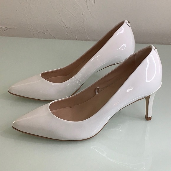 Kate spade VIDA white patent leather pump heel size 7.5 M NWOT - Picture 6 of 13